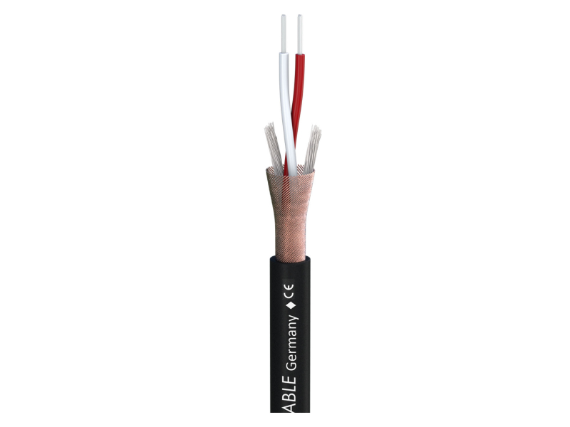 SOMMER CABLE Silver Stage; 2 x 0,22 mm2; highflex PVC O 6,40 mm srebro